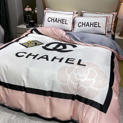 Conjunto de roupa de cama de seda de gelo Camada de cama de luxo para sono ecológico e duradouro
