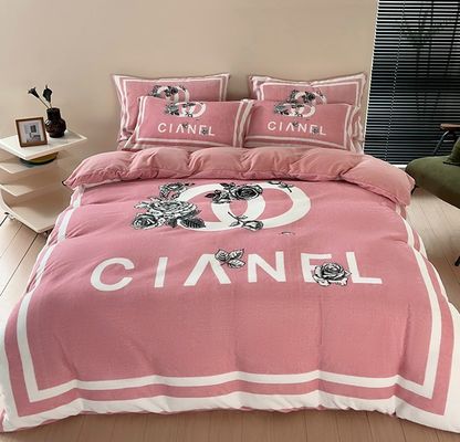 Conjunto de roupa de cama de seda de gelo Camada de cama de luxo para sono ecológico e duradouro