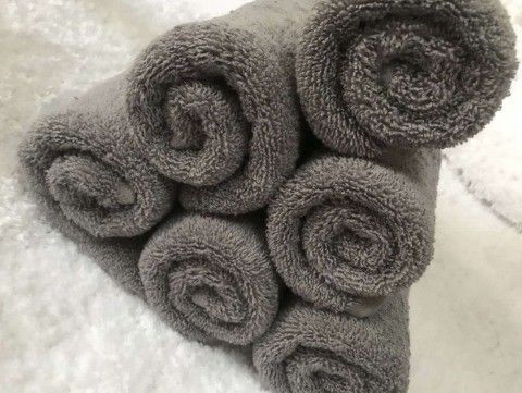 Café absorvente macio Espessado Doméstico Bebê Algodão Toalha grande 70*140cm Retangular Toalha de banho de hotel cinza