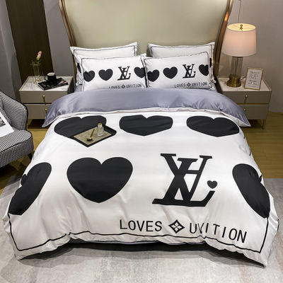 Conjunto de roupa de cama de seda de gelo Camada de cama de luxo para sono ecológico e duradouro