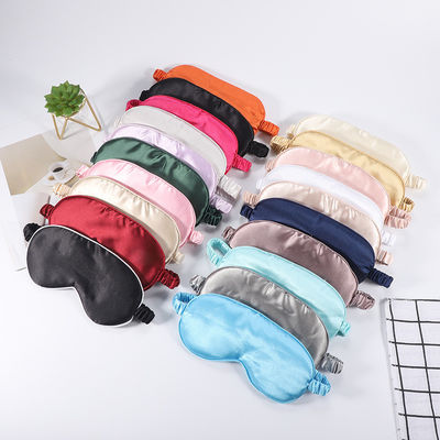 Máscara de Olho de Seda Multicolor personalizada para viagens de luxo e promoção de sono tranquilo
