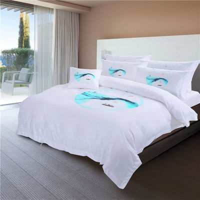 173 * 118 Densidade de tecido Algodão puro Branco Lençóis de cama e coberturas de cobertores chineses