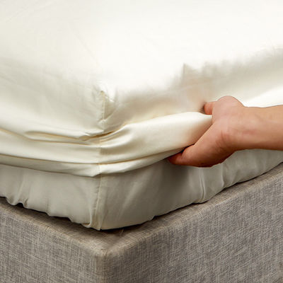 Folha de cama de bambu suave e respirável para um sono confortável