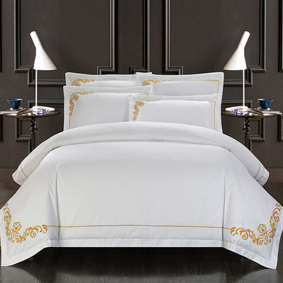 60S Densidade de tecido Confortador de hotel Conjuntos King Size Camas de luxo Coberturas de cobertor Set de roupa de cama