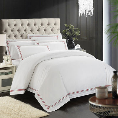 60S Densidade de tecido Confortador de hotel Conjuntos King Size Camas de luxo Coberturas de cobertor Set de roupa de cama