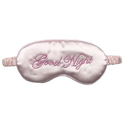 Logotipo personalizado aceito Silk Sleeping Luxury Eye Mask com ingrediente sem fragrância