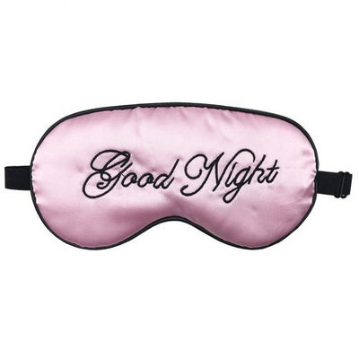 Logotipo personalizado aceito Silk Sleeping Luxury Eye Mask com ingrediente sem fragrância