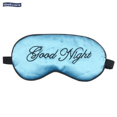 Logotipo personalizado aceito Silk Sleeping Luxury Eye Mask com ingrediente sem fragrância