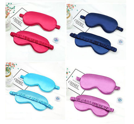 Logotipo personalizado aceito Silk Sleeping Luxury Eye Mask com ingrediente sem fragrância