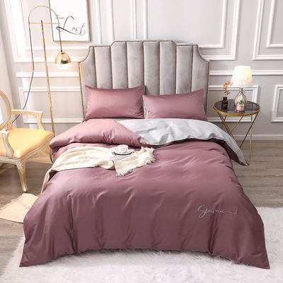 Customizado 60s Long Staple algodão suave luxo cobertor de cobertor conjunto confortável conjuntos de cama