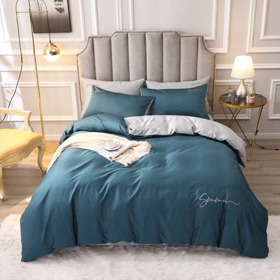 Customizado 60s Long Staple algodão suave luxo cobertor de cobertor conjunto confortável conjuntos de cama