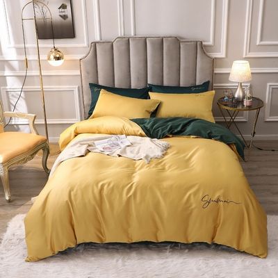 Customizado 60s Long Staple algodão suave luxo cobertor de cobertor conjunto confortável conjuntos de cama