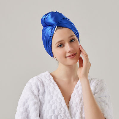Capuz de chuveiro de veludo de coral para mulheres Super absorvente e espesso