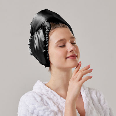 Capuz de chuveiro de veludo de coral para mulheres Super absorvente e espesso