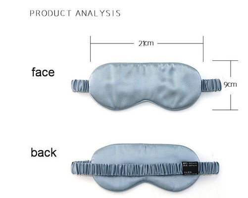 Máscara de Olho de Sono Ajustável Logotipo personalizado Satin Silk Eye Shade para viagens com pele normal