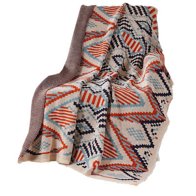 Summer Boho Throw Blanket Set Free Sample para viagens de tricô suave e grande