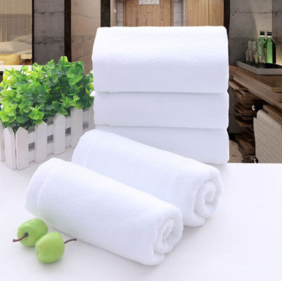 Toalhas de hotel de cor personalizada Branco 100% algodão rosto Toalha de banho de mão para spa em casa