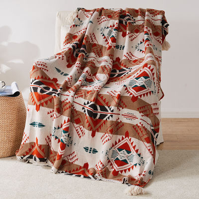 Summer Boho Throw Blanket Set Free Sample para viagens de tricô suave e grande