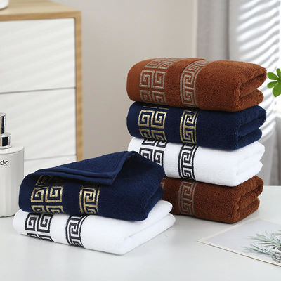 Luxury Hotel Embroidery Custom Grosso Super Soft Banheiro Banho 100% Toalha de algodão