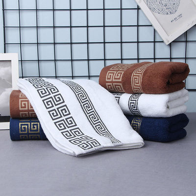 Luxury Hotel Embroidery Custom Grosso Super Soft Banheiro Banho 100% Toalha de algodão