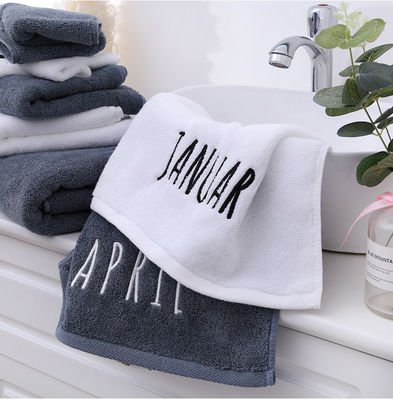 Toalhas de algodão puro personalizadas e tecidas para personalização criativa