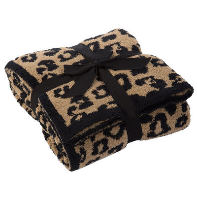 Algodão Custom Coat Pattern Impressão Leopard Impressão Hand Cozy Feel Soft Throw Coat
