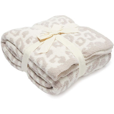 Algodão Custom Coat Pattern Impressão Leopard Impressão Hand Cozy Feel Soft Throw Coat
