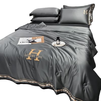 Edição Especial de 24" Aeroespacial Lava Água Seda Verão Cool Quilt Set de Quatro Peças
