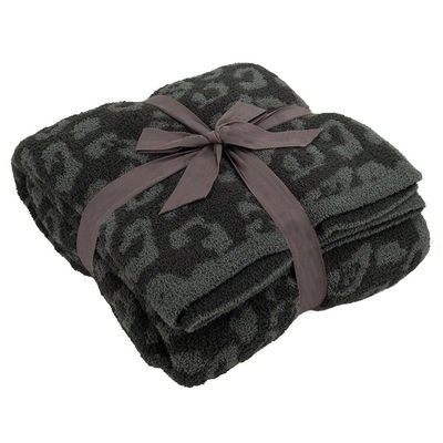 Algodão Custom Coat Pattern Impressão Leopard Impressão Hand Cozy Feel Soft Throw Coat