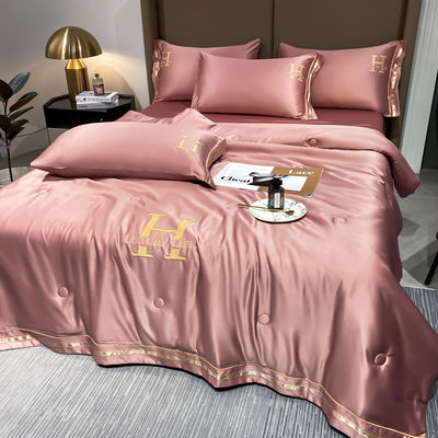 Edição Especial de 24" Aeroespacial Lava Água Seda Verão Cool Quilt Set de Quatro Peças
