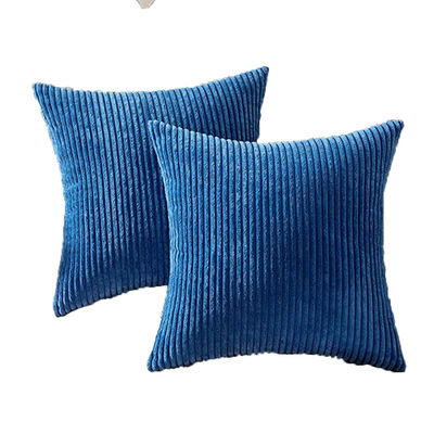 Carro padrão sólido corduroy decorativo quadrado lançar almofada tapa almofada almofada