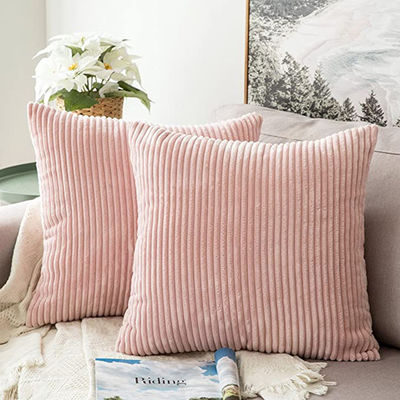 Carro padrão sólido corduroy decorativo quadrado lançar almofada tapa almofada almofada