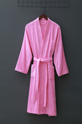 300-400g Vestido de banho de algodão Unisex Toalha Pijama Spa Vestido de banho Vestido de banho Profissional