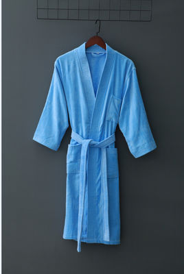 300-400g Vestido de banho de algodão Unisex Toalha Pijama Spa Vestido de banho Vestido de banho Profissional