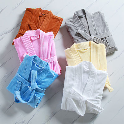 300-400g Vestido de banho de algodão Unisex Toalha Pijama Spa Vestido de banho Vestido de banho Profissional