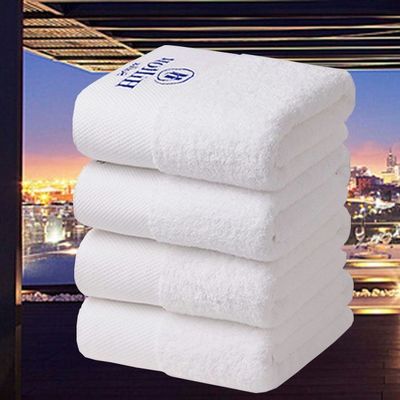 Toalha de algodão 100% pura, de alta absorção de água, perfeita para casa e hotel.