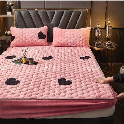 Cama de cama lavável de luxo protector de cama hipoalergênico cobertura de colchão