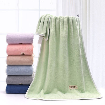 Sustão de Veludo de Coral escuro 80*150cm Tamanho retangular com absorção de água e secagem rápida