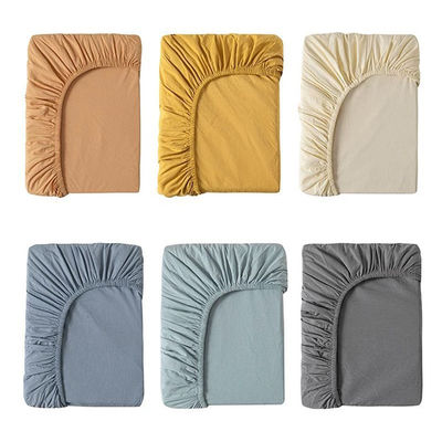 Folha de fibra de poliéster de padrão sólido lavável para cobertor de cama de estilo simples
