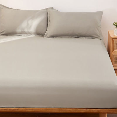 Folha de fibra de poliéster de padrão sólido lavável para cobertor de cama de estilo simples