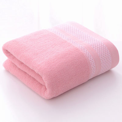 Brincadeira de salão de beleza de cor simples espessada Vantagem da toalha de banho de algodão absorvente macio