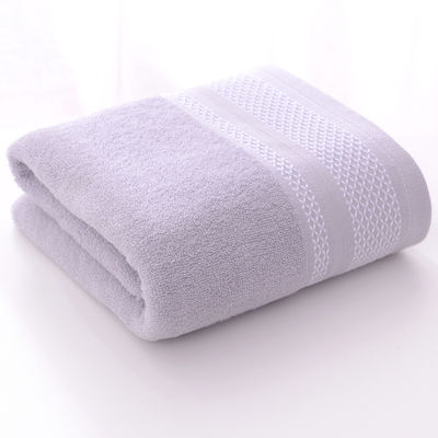 Brincadeira de salão de beleza de cor simples espessada Vantagem da toalha de banho de algodão absorvente macio