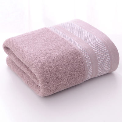 Brincadeira de salão de beleza de cor simples espessada Vantagem da toalha de banho de algodão absorvente macio