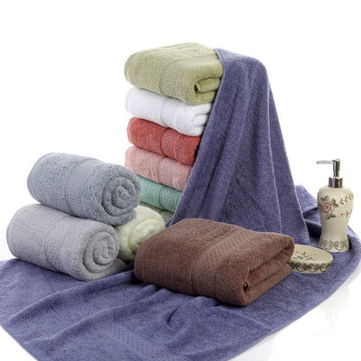 34*74CM Toalha facial de algodão personalizada para Hotel Home Spa Jacquard Toalha de banho absorvente