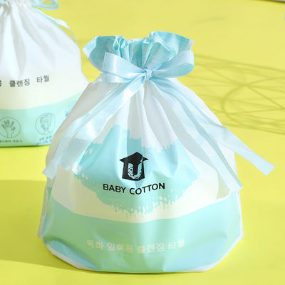 Toalha facial descartável de algodão puro de cor personalizada para casa viagens salão de beleza