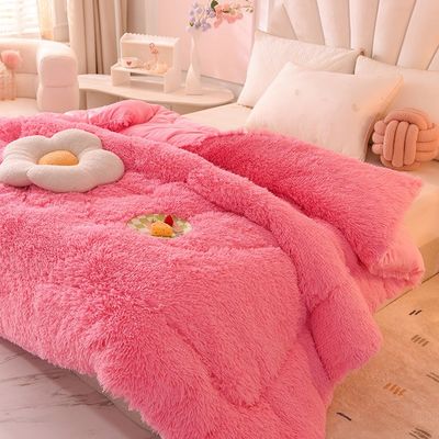 Tamanho Rei Cor Personalizada Todos os Tempos Quilt Orgânico Quente Puffy