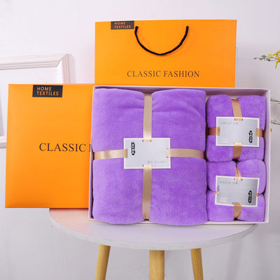 Conjunto de toalhas de banho de microfibra de luxo personalizado para adultos