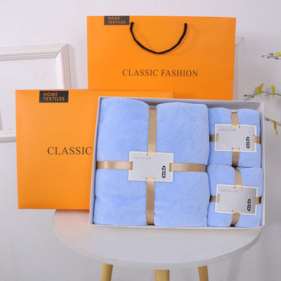 Conjunto de toalhas de banho de microfibra de luxo personalizado para adultos