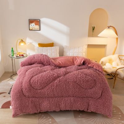 Tamanho Rei Cor Personalizada Todos os Tempos Quilt Orgânico Quente Puffy