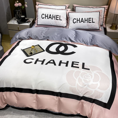 Grau A Lixação 100% Poliéster 3D Impresso King Size Set de roupa de cama de luxo para cobertura de cama